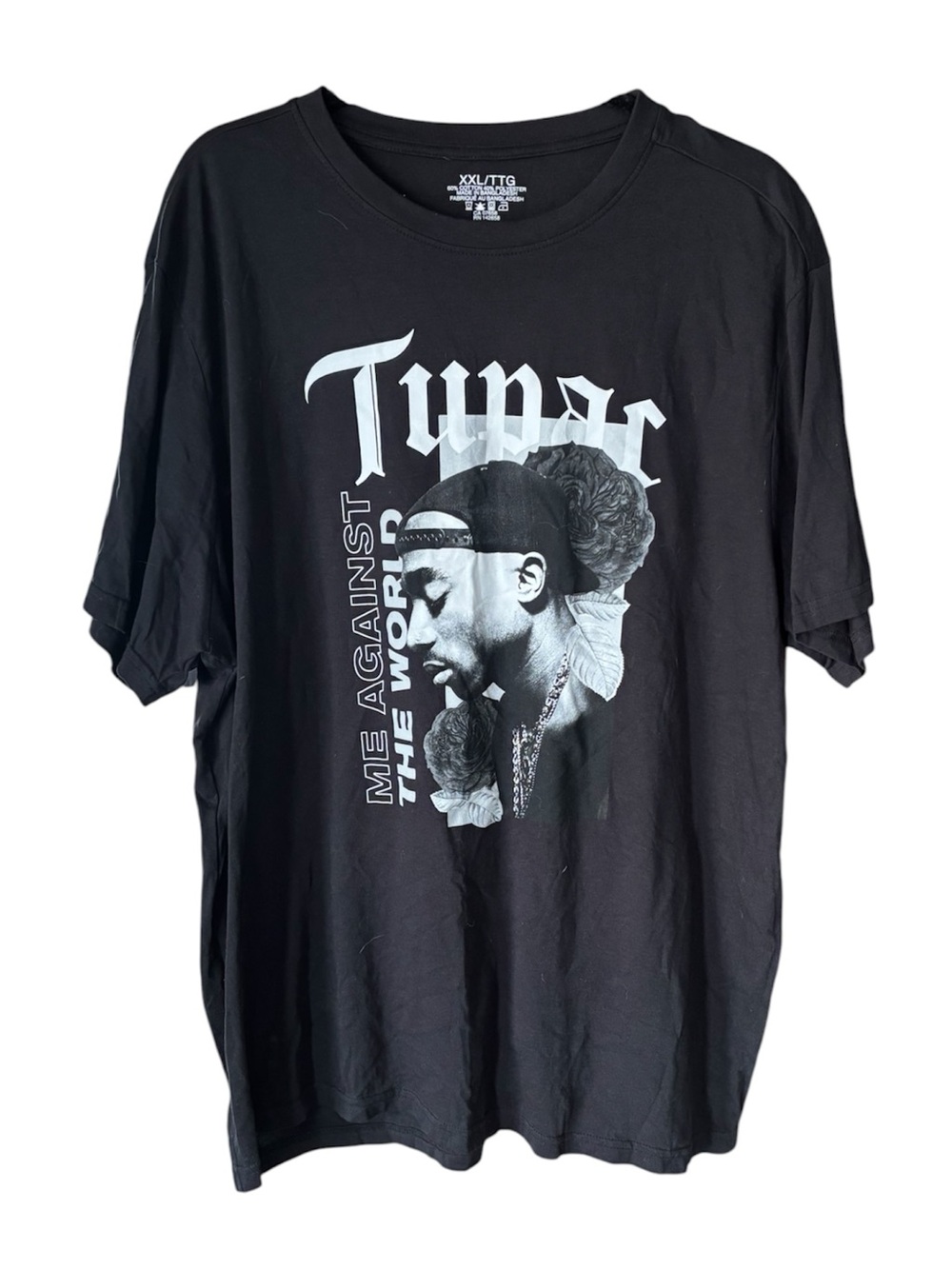 5/$25 Tupac Graphic T-Shirt Size XXL